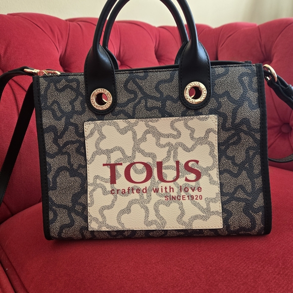Tous Handbags - Tous Black and Cream Tote Bag